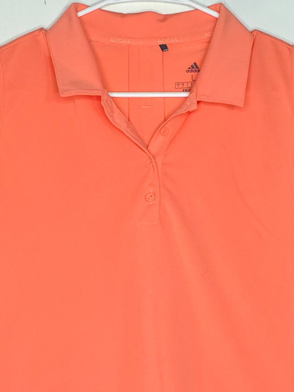 Adidas Primegreen Coral Sleeveless Golf Polo Women L Athleisure Activewear - Picture 3 of 9